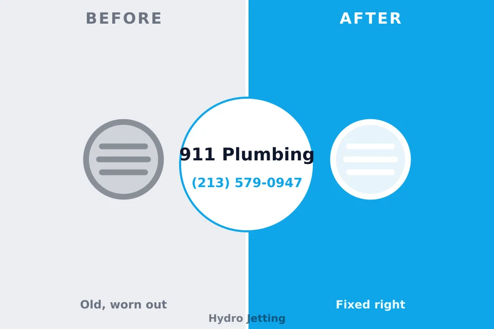 Before and after: plumbing repair Glenwood, AR
